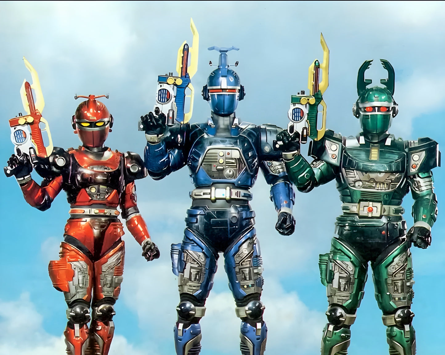 Wesley Barker, Shannon Chandler & Herbie Baez Triple-Signed Beetleborgs Print
