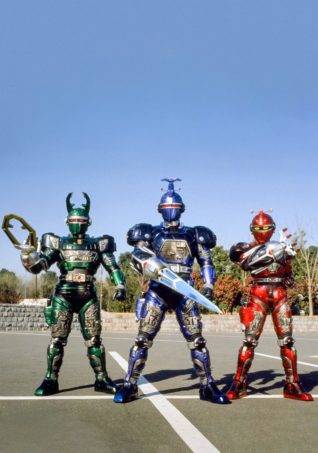 Wesley Barker, Shannon Chandler & Herbie Baez Triple-Signed Beetleborgs Team Print